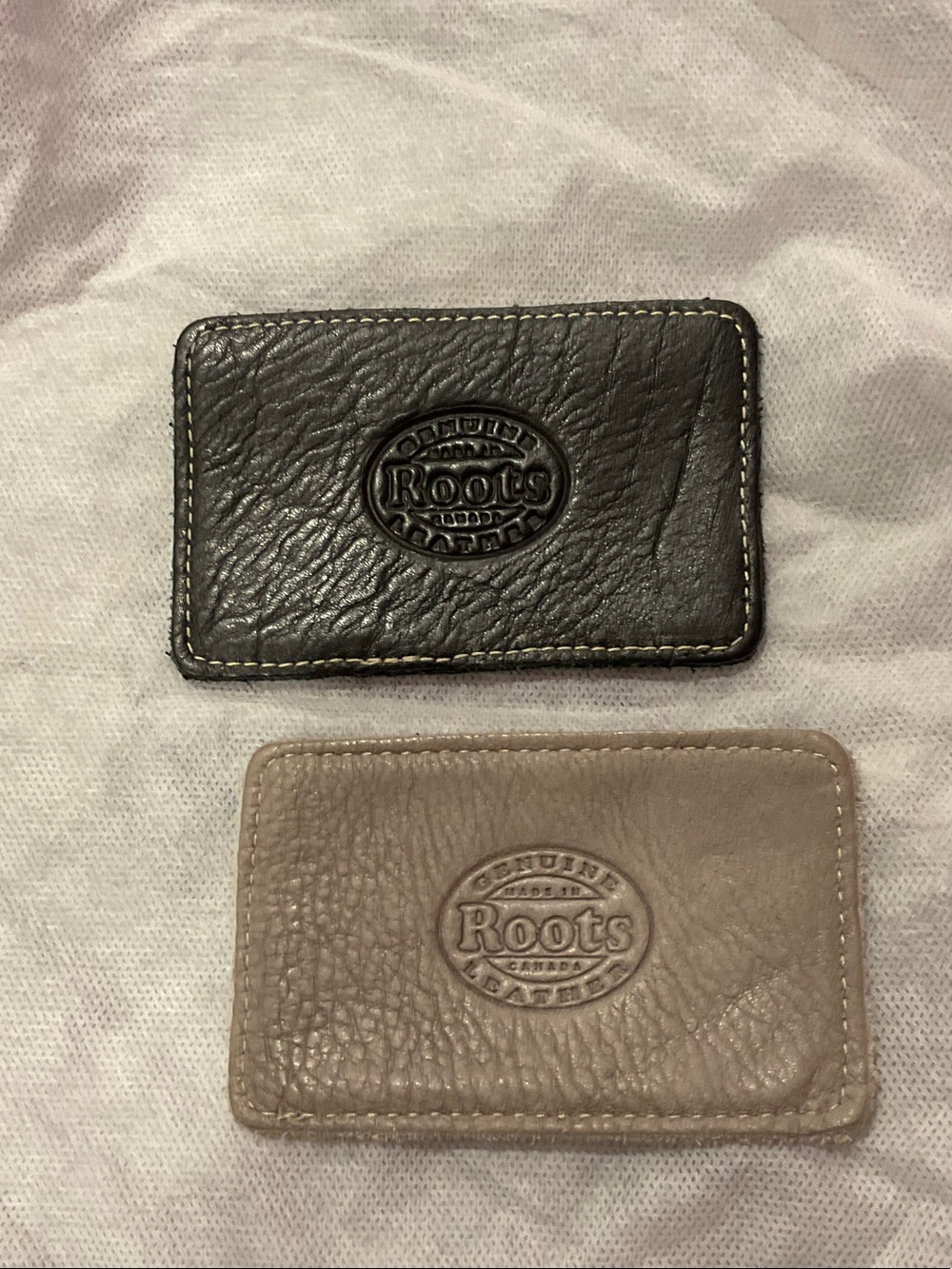 Roots Leather Card Holders